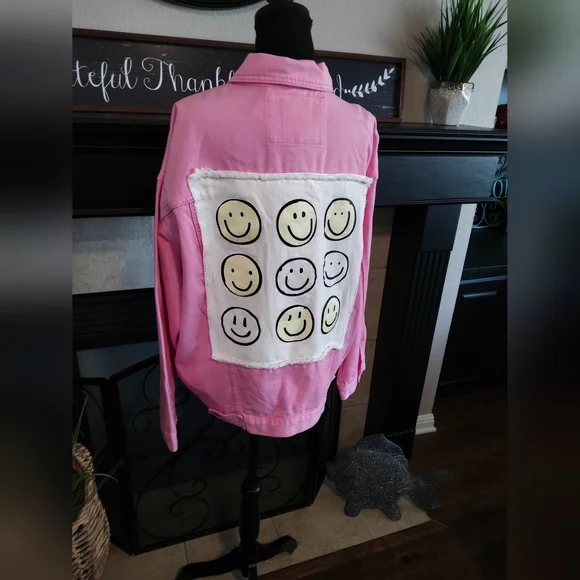 Fantastic Fawn Pink Jean Jacket - Picture 6 of 9